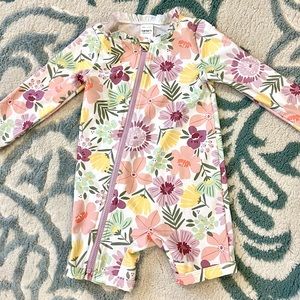 Adorable baby girl 9 month swimsuit